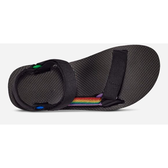 Teva Men's Mid Universal Pride Platform Sandal F16221B Black Rainbow Size 11 - Picture 5 of 6